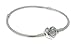 Pandora Moments Silver Bracelet with Heart Clasp 59071920