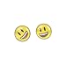 YEYULIN Round Yellow Resin Stud Earrings Girl 36 pairs Jewelry