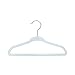 Closet Complete Baby Velvet Hangers, Premium Quality, True-Heavyweight, Virtually-UNBREAKABLE, Ultra-Thin, Space Saving No-Slip, Perfect Size for Babies 0-48 months 360° SPIN, Chrome Hooks, Blue, 25 pc