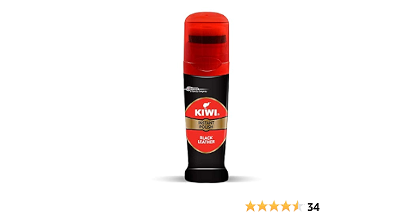 Kiwi instant polish wax Rich colour Shine Black 08/14 75ml (8906006432383)