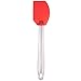 Disney Mickey Mouse Silicone Spatula - Cute Ear Design with Stripes and Clear Handle - 11 in