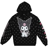 Bioworld Kuromi Character Adult Black Long Sleeve Hoodie