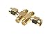 SMAKN® 2 Pcs Rp-SMA Male to Two Rp-SMA Female Triple T Rf Adapter Connector 3 Way Splitter
