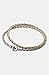 Pandora Pearl & Silver Woven Leather Bracelet 590705CPLD2