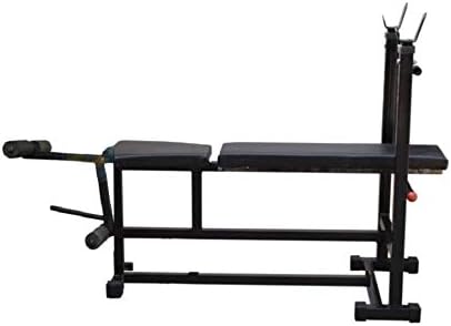 SPIRO3 in 1 Double Supports Leg Curl Bench, Adjustable, Multi Capacity, Utility Exercise Bench for Weight Strength Training, Multi-Colour
