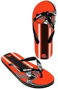 cleveland browns flip flops