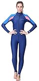 A Point Snorkeling Swimming Full Suit Bodysuit Wetsuit Swimsuit for Men/Women