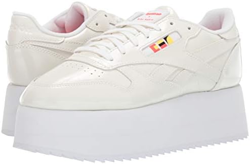 white platform reeboks