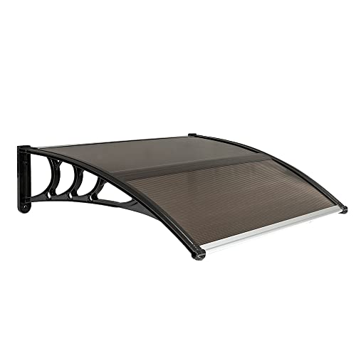 VINGLI Window Awning Door Canopy, 40" x 40" Window Awning Overhead Door