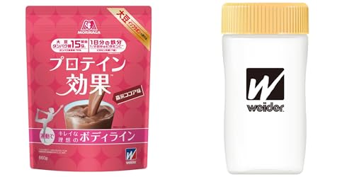 【セット買い】ウイダー プロテイン効果 ソイカカオ味 660g + Amazon.co.jp限定 プロテインシェーカー (ゴールド)商品画像