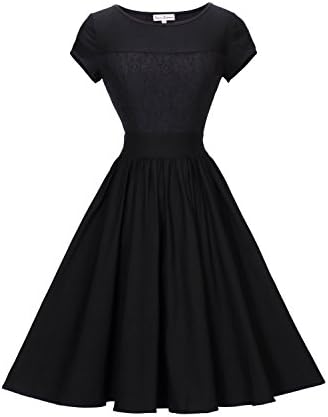 Classy Vintage Style Women’s Swing Dress by Vienna Summer| # LCEBODBLACK2XL