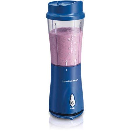 Single Serve Blender With Travel Lid | Model# 51132, Makes Great Smoothies, Dark Blue