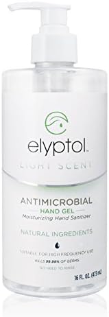 Elyptol Natural Antimicrobial Hand Sanitizer Gel | Dual Action Moisturizer and Sanitizer Formulated with Eucalyptus Oil & Kills 99.9999% of Germs | 16oz Bottle, (Pack of 3)