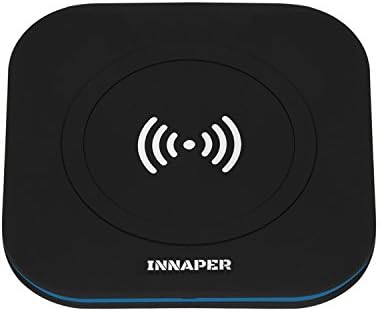Wireless Charger, INNAPER Ultra Thin Qi Wireless Charging Pad with Anti Slip Rubber for Samsung Galaxy Note 5 / S7/ S7 Edge/ S6 Edge+/ S6 Edge, Nexus 4 /5/6/7, Lumia 950XL and All Qi-Enabled Devices