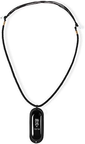 Sinma Fashion Knitted Necklace Watch Band with Rubber Pendant Holder for Xiaomi Mi Band 3