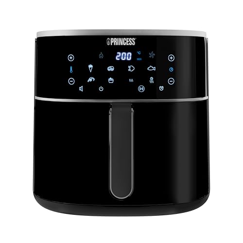 Freidora de aire digital - Capacidad del recipiente variable - Máximo 8 L - 6 programas preestablecidos - Menos aceite - Pantalla digital - 182254