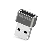Benss Fingerprint Reader Analyzer for Windows 7 8 10 Hello, Fingerprint Scanner Wireless Biometrics Computer Security Login Lock with WQHL Fido Certification for PC Laptop, 2 Years Warranty Grey