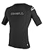 O'Neill Wetsuits Men's UV Sun Protection Basic Skins Short Sleeve Rash Guard Crew Shirt