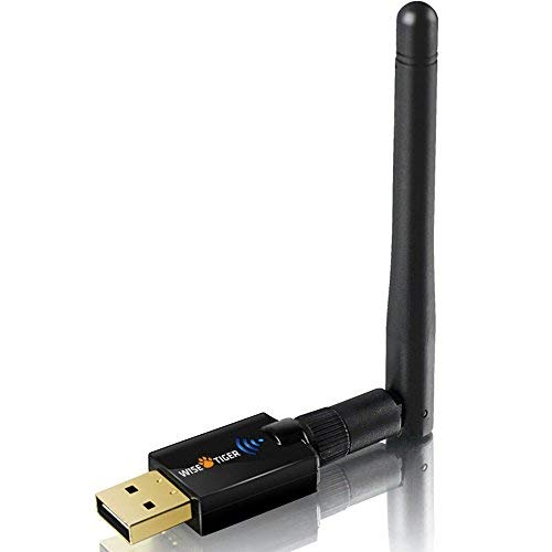 Wifi Adapter Ac 600Mbps Dual Band 5Ghz / 2.4Ghz Long Range Wireless Adapter with Antenna Support for Win Vista /7/8/8.1/10/XP/MAC10.5 -10.12 – Install Fast , Just 3 Minutes