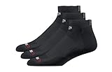 R-Gear Drymax Dry-As-A-Bone Medium Cushioned Low Cut Socks (3 Pack), XL, Black…