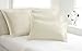 FRESH IDEAS Poplin Tailored Pillow Sham, Euro, 26x26 inches, Ivory
