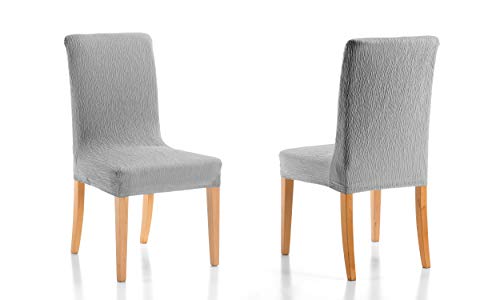 Martina Home Emilia Chair Cover Backrest Pack 2 Grey Soul