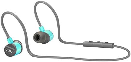DISO Bluetooth Headphones Earbuds V4.1 Wireless earphones IPX5 Sweatproof Secure Fit for Sports with Built-in Mic - Blue