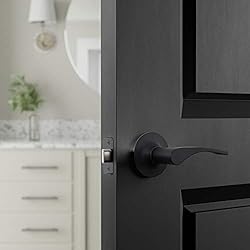 Amazon Basics Victorial Door Lever, Passage, Matte