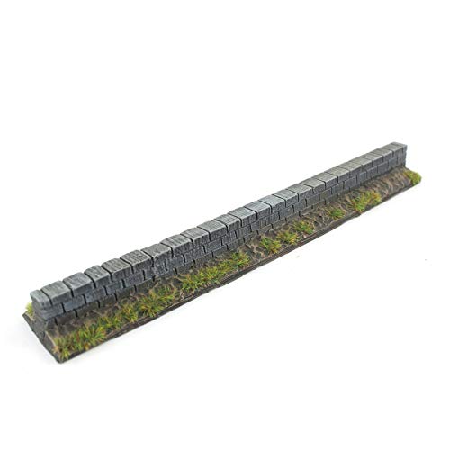 War World Gaming | Garten-Mauer | Unbemalt x 15 | 20-28 mm Tabletop Gelände Modellbau Landschaftsbau Modellbahn – Bild 5