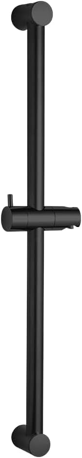 OFFO Shower Riser Rail 62cm Adjustable 28-61cm Matte Black