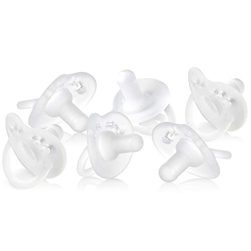 Evenflo Feeding Balance + Stage 1 Cylindrical Silicone Pacifier - 0 Months+ 6ct