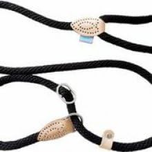 Dog & Co Soft Touch Rope Slip Dog Lead, 1.4 x 150 cm, Black