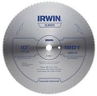 IrwinIndustrialProducts Circ Saw Blade 10-180T Plywood, Sold as 1 Carat