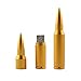 Cool Bullet Special Style 8GB USB Flash Drive with keychain(Golden)