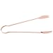 Juvale Rose Gold Copper Metal Food and Appetizer Serving Tongs, 9.5 x 1.3 Inches