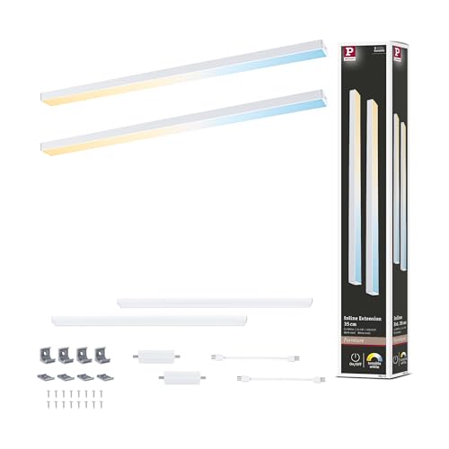 Paulmann 98615 LED Under-Cabinet luminaire Inline 2x4W 350x26mm 2x350lm 24V White matt Tunable White