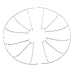 Replacement Parts Set for Cheerwing CW4 UDI U42 RC Drone, Propellers, Propeller Guards, Landing Gear