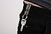 Belt Key Holder Key Ring Security Belt Clip-on Key Chain, Pack of 2