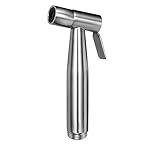Baitaihem Stainless Toilet Bidet Sprayer Steel Handheld Shower Sprayer for Bathroom Self Cleaning (Single Sprayer Only)