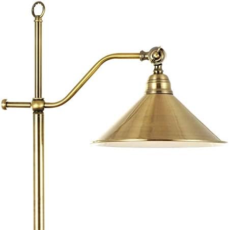 Fyyong フロアライト フロアスタンド フロアランプ フロアアップライト ツェッペリンアメリカの農村レトロファッションクリエイティブフロアランプ インテリジェントランプベッドルームデンフロア模倣銅のeye 手入れ垂直フロアライト 勉強 仕事 読書 リビング 寝室用