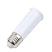 6-Pack Light Socket Extender Adapter, E27 to E26 E27 Screw Bulb Base Adapter Converter,Lamp Bulb Socket Lamp Holder Adapter, Fits LED/CFL Light Bulbs