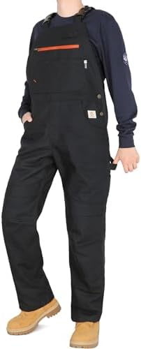 Amazon.com: Carhartt Men's 101703 Flame-Resistant Striped Duck Bib