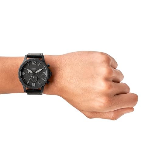 Fossil Men's Nate Quartz Stainless Steel Chronograph Watch