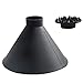FEBSNOW Round Windshield Ice Scrapers - Magic Cone-Shaped Car Windshield Ice Scrapers, Car Snow Removal Shovel(2 Pack)