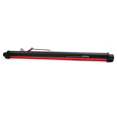 uxcell Car Red 60 LED High Mount Third Brake Light Rear Windshield Stop Lamp