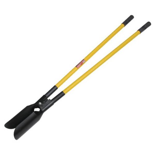 1200mm Pole Hole Trowel with Stainless Steel Handle, Yellow