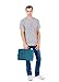 MOSISO Polyester Multifunctional Briefcase Handbag Compatible with 13-13.3 inch Laptop, Pure Teal