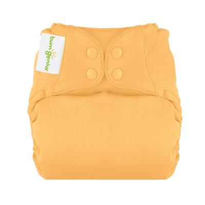 BumGenius Elemental All in One Cloth Diaper - Snap - Clementine - One Size
