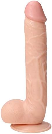 deepme 10 inch Lifelike Silicone D'îD&lő Body Relax Waterproof Massage Hand-Free for Women Beginners