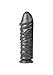 Doc Johnson American Bombshell - Bunker Buster - Dildo or Butt Plug with Suction Cup - Gunmetal Grey
